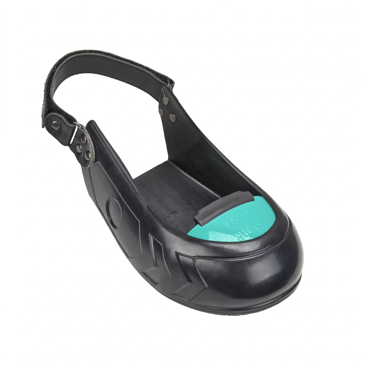 Raised Toe Cap Strap-Fastened Shoe Cover Enclosed Construction Exposed-heelHeel Shoe Cover Embossed Footwear Protection Textured