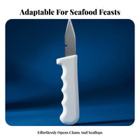 Mollusk Stainless Steel Blade Mollusk Unseal Er Seafood Shucking Ergonomic Non-Slip Handle Clam Shucking Tool Versatile