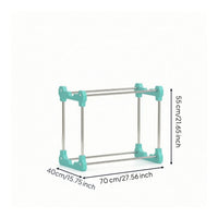 Open-Frame Filament Storage Rack Metal Filament Spool Holder Rack Sturdy Shelf Heavy Duty for Makers, Workshops