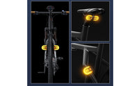 Bike Taillight with Turn Signal Bright Bike with Remote for Commuters, Road Biking