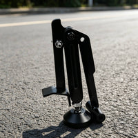 Single-Arm Motorcycle Stand Foldable Portable Wheel Stand Lift Jack Compact for Garage