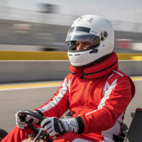 Padded Karting Neck Guard Contoured Neck Guard with Zipper Supportive Safety Gear Comfortable for Kart Racers, Drivers, Practice Sessions
