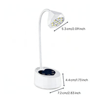 LED Nail Lamp with Gooseneck Cordless Gooseneck Nail Lamp Flexible