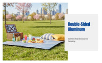 Outdoor Moisture-Resistant Mat, Aluminum Film Camping Mat, Lightweight Portable Water-Resistant Outdoor Mat, Cuttable Design