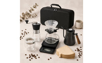 Pour over Coffee Set with Case Portable Trip Coffee Maker Kit All in One for Campers, Office