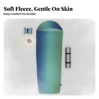 Lightweight Sleeping Bag Liner Dirtresistant Sleep liner space-saving Travel Sheet Hygienic for Backpackers, Outdoor fans, Backpacking, Hiking, Hostels, aircraft Trains