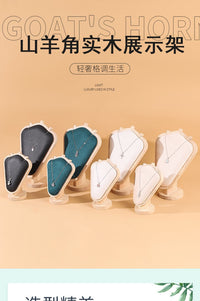 现货批发山羊角项链展示架人像颈模首饰架项链饰品橱窗收纳模特架