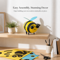 3D Papercraft Bee Insect Model DIY Kit for Home Decor and Gifts