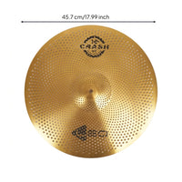 Low Volume Cymbal Quiet Practice Cymbals Quieter for Apartment, Studio, Drummers