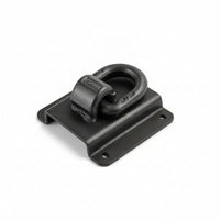 Heavy Duty Truck Bed Tie down Anchor Sturdy Tie-down Anchor with Mounting Plate Black Truck Bed Cleat with Mounting Plate Sturdy for Contractors