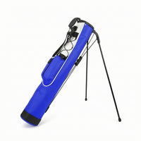 Portable Golf Stand Bag Stable Golf Bag with Stand Retractable Versatile for Driving Range