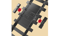 Steam Train Toy Track Set Electric Train Set with Tracks for Young Children, Playroom
