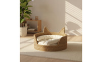 U-Shaped Pet Pillow Washable Pillow with Removable Cover Pet Cushion with Cover Detachable Cat Bed with Pillow Padded