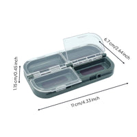 Waterproof  Box Portable Fly Fishing Box Individual Compartments Lure Case for Anglers, Wading