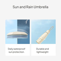 5-Fold Portable Sunblock Umbrella UPF50+ Sun Rain Protection