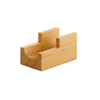 Sushi Holder with Cradle Compact Stand Natural Wood for Dinner Parties