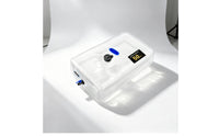 Portable Water Storage Bag Blue Lever Spigot Foldable Water Container Wear-Resistant for Camping, Travel, Car Washing