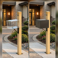 Mailbox Mounting Bracket Weather-Resistant Post Mount Mailbox Bracket Heavy Duty for Homeowners, Curbside