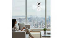 Smart Window Cleaning Robot Automatic Robotic Window Cleaner Wireless Control Control Glass Cleaning Robot Slim for Homeowners, Apartment Residents, Home