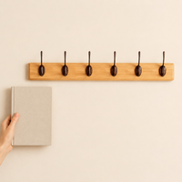 Wooden Wall Hooks, Hat Hangers, Wall Hangers, Entryway Storage, Coat Hangers, Minimalist Style