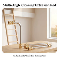 3 Pieces 1/4 Quick-Connect Pressure Washer Extension Rod Kit Cylindrical Body Curved Spray Wand for Appliance Washing