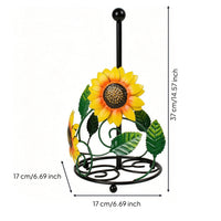 Decorative Countertop Paper Towel Holder Sturdy Freestanding Paper Towel Holder Stylish Space-Saving for Kitchen