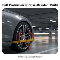Car Wheel Lock Easy Installation Wheel Lock Visual Deterrent Anti-Burglary Tire Boot for Street Parking, Long-Term Storage