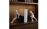 Abstract Figure Bookends Stable Human Figure Bookends Non-Slip Book Ends