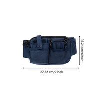 Medical Waist Bag Multi-Pocket Nurse Fanny Pack Nurse Waist Pouch Handsunrestricted Organizer Belt Bag with D-Rings Adjustable
