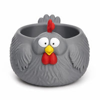 Decorative Chicken Storage Bowl Farmhouse Chicken Shaped Bowl Tabletop Hen Egg Holder Sculptural for Kitchen Counter, Coffee Table, Bathroom Vanity
