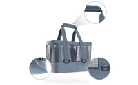 Mesh Tote Bag Reinforced Equipment Bag with D Rings Structured for Pool, Boat