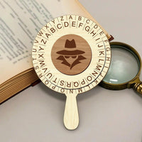 Decoding Wheel with Handle Detective Compact Wheel Circle for Tabletop Games