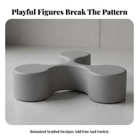 Combination Set Curved Sectional Sofa Minimalist design Reception Seating Creative Shape Public Space Furniture long-lasting Frame for Interior Designers, Office Managers, Business Owners, Library, Waiting Room, Lounge Area
