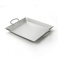 Rectangular Octopus Tray Double Handle Stainless Steel Serving Tray with Handles Shallow Serving Platter with Handles Food Grade for Hosts, Home Cooks, Hot Pot