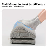 Half-Cylinder Foot Pillow Pressure Relief Ergonomic Accessory Adjustable Height