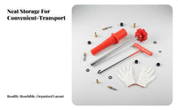 14 Pieces Complete Set Valve Stem Installation Kit Quick Repair Tire Valve Service Kit Easy to Use Automotive Tool Efficient Operation for Mechanics, Car Owners, DIY Enthusiasts, Garage, Roadside Assistance