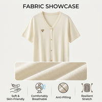 Going Out Top for Plus Size Women with Ice Silk Material, Lightweight Breathable Party for Summer, Flattering T-Shirts Up to 7XL