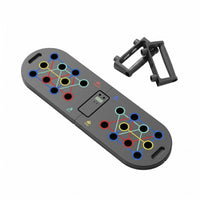 Removable Handles Color Coded Push up Board Marked Zones Push-up Training Board Slim Fitness Gear Carry Slots for Floor Exercises