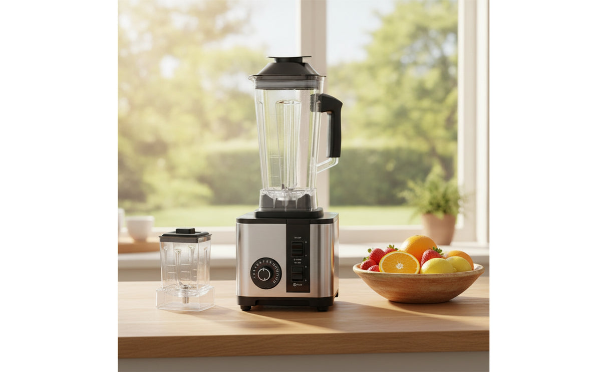Blender with Grinding Cup Multifunctional High-High-Performance Blender Complete-Kitchen Appliance for Home Cooks, Families, Breakfast