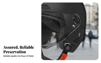 Electric Bike Helmet 3C Certified Motorcycle Half Helmet Four-Season Use for Commuters, Motorcyclists, City Riding, Daily Travel, Leisure Rides