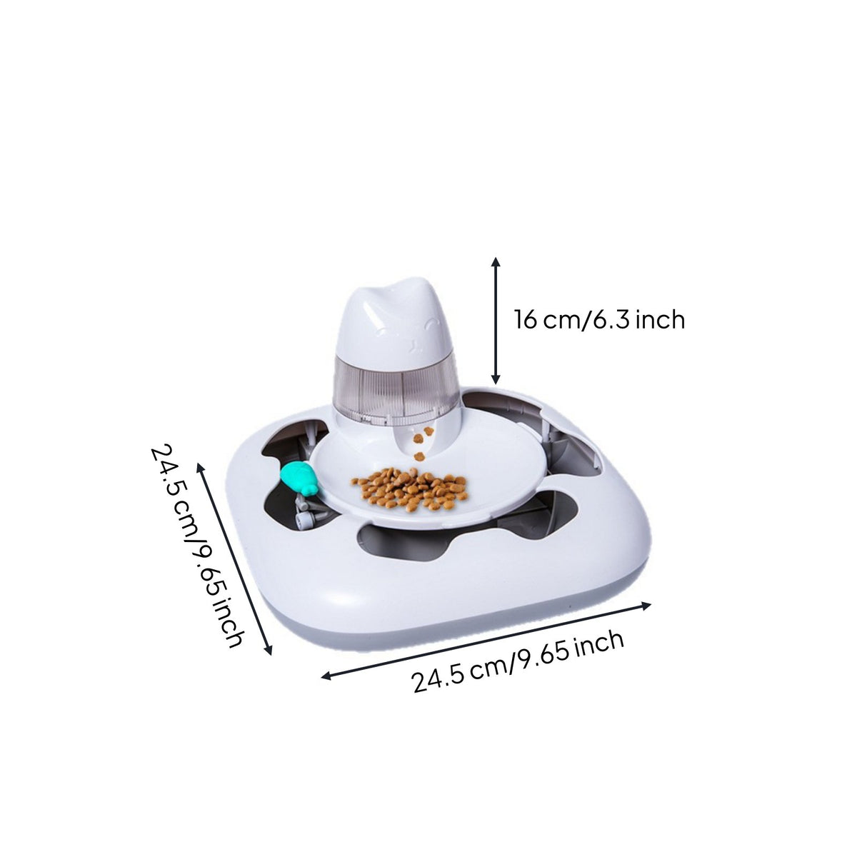 Cat Game Machine Random Movement Electronic Pet Treat Dispenser for Dogs
