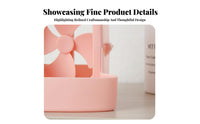 Compact Fan Ice Box Cooler Low Cost Fan Ice Cooler Attachment Simple Design for Office Workers, Homeowners, Bedroom, Living Room