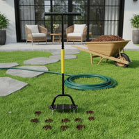 Lawn Prong Aerator Easy to Use Spring Lawn Aerator Heavy Duty Soil Aeration Tool for Garden