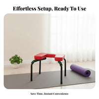 Thick Padded Cushion Mind-Body Practice Headstand Bench Sturdy & Stable Headstand Bench Ergonomic Design Mind-Body Practice Inversion Chair Easy Assembly for Office Workers, Home, Gym