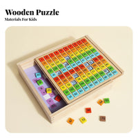 Develops Fine Movement Skills Alphabet Board Game Board Child-Safe ABC Board Game Board Natural Wood for Toddlers, Preschoolers