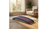 Textured Arched Back Stretcher Orthopedic Back Stretcher with Slats Lightweight Compact for Office Workers