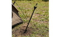 light  Stand with Ground Stake Portable Lantern Pole with Hook Lightweight Outdoor Lantern Stand for Camp, Anglers, Camping, Picnics, Backyard