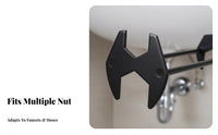 Multifunctional Plumbing Wrench Small Multifunctional Basin Wrench Under Sink Plumbing Tool Lightweight for DIY Hobbyists