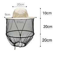 Net Sun Hat Lightweight Outdoor Headwear Adjustable Fit