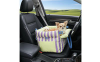 Dog Adjustable Straps Vehicle Pet Bed Wipe-Clean Transport Pet Carrier for Road Trips